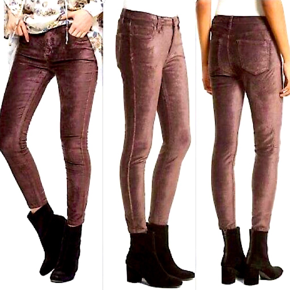 Free People Cyndi Velvet Pants